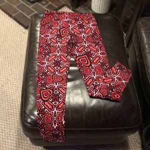 LuLaRoe xs/sm leggings. Never worn